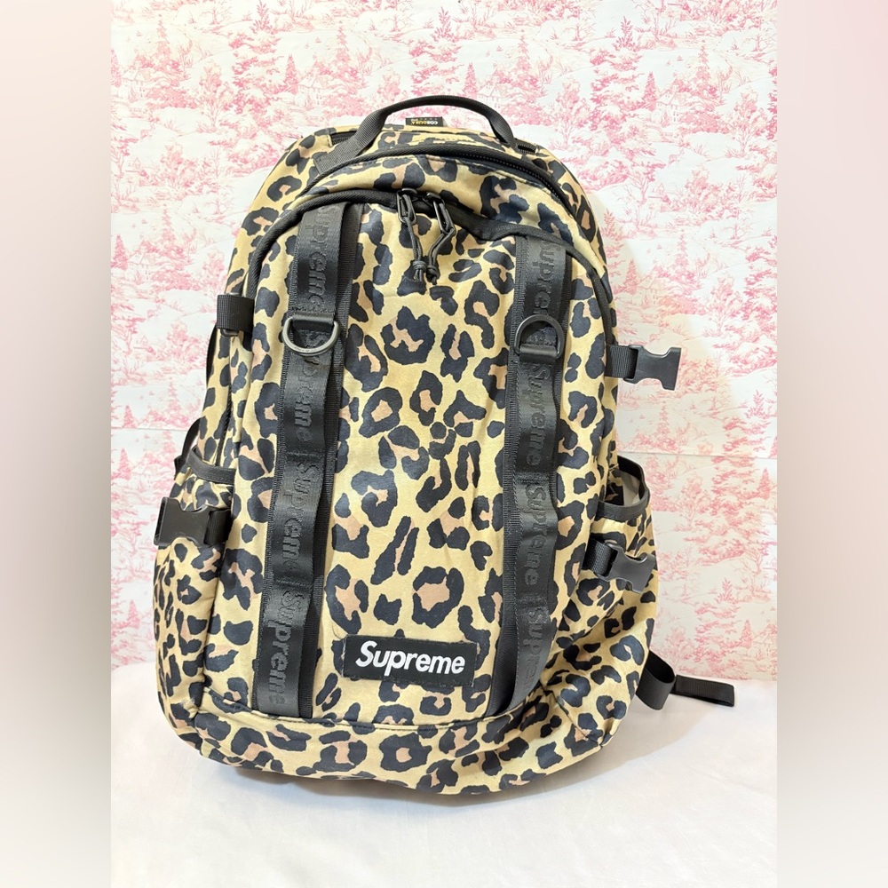 Supreme Wild Leopard Backpack - image 1